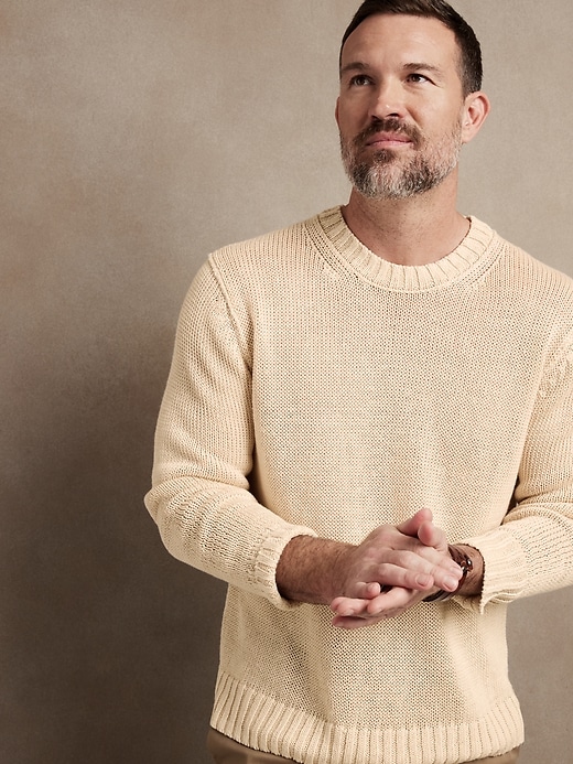 Image number 1 showing, Linen Sweater