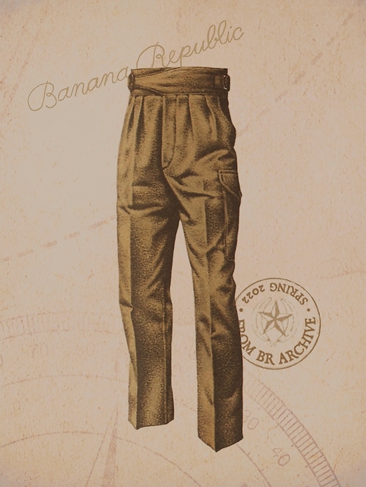 Image number 2 showing, BR ARCHIVES Pleated Pant