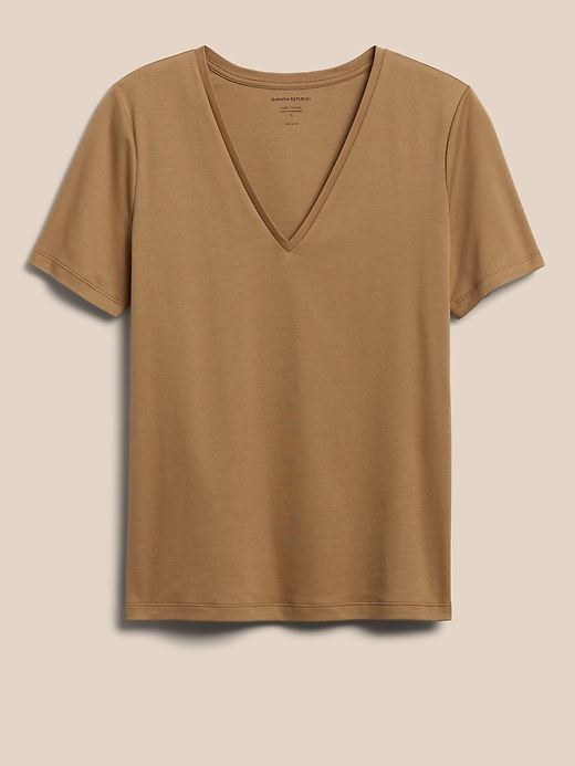 Image number 4 showing, Luxe Touch V-Neck T-Shirt