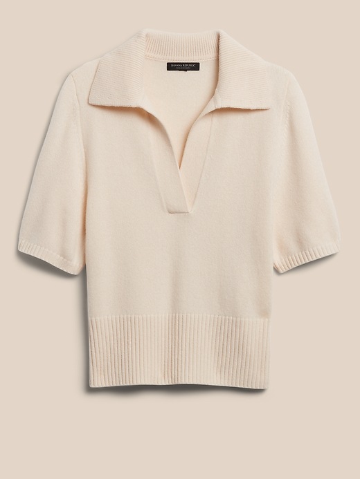 Image number 4 showing, Lunetta Cashmere Sweater Polo