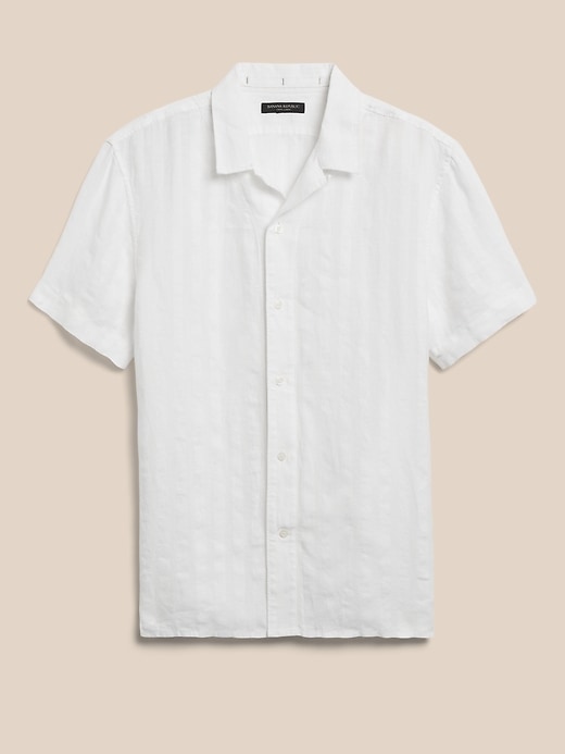 Image number 4 showing, Textured Linen Resort Shirt