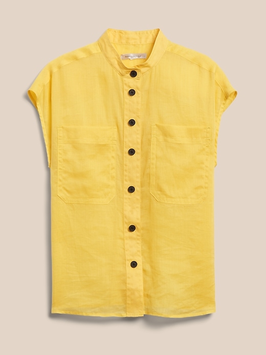 Image number 4 showing, Ramie Utility Shirt