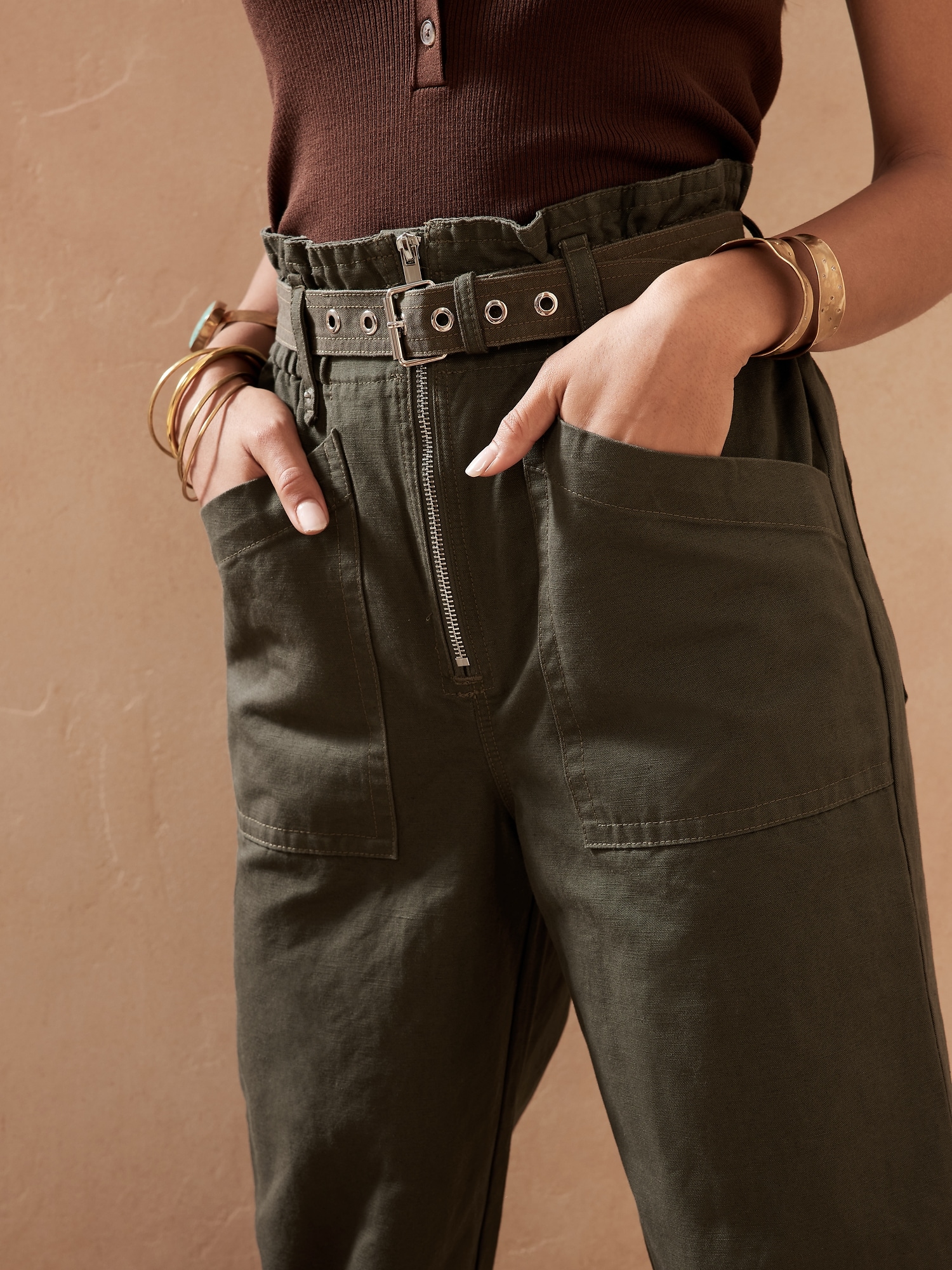 The Paperbag Pant | Banana Republic