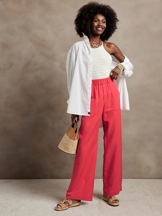 Image number 1 showing, Wide-Leg Pant
