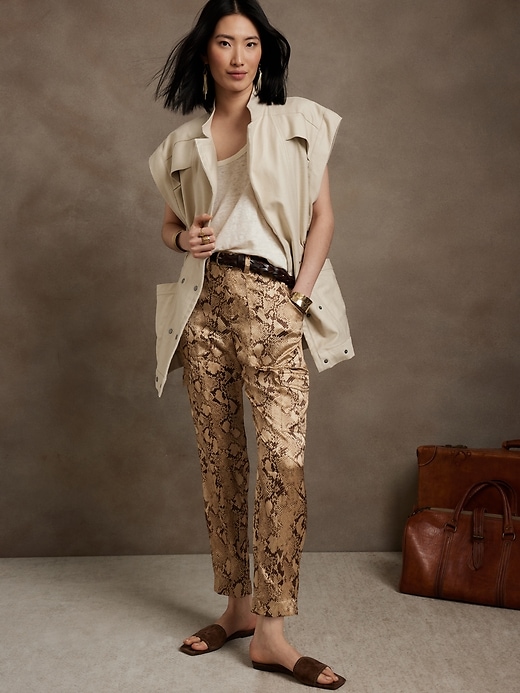 Image number 1 showing, Allure Silk Cargo Pant