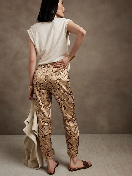 Image number 2 showing, Silk Cargo Pant