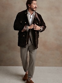 Heritage Suede Field Jacket | Banana 