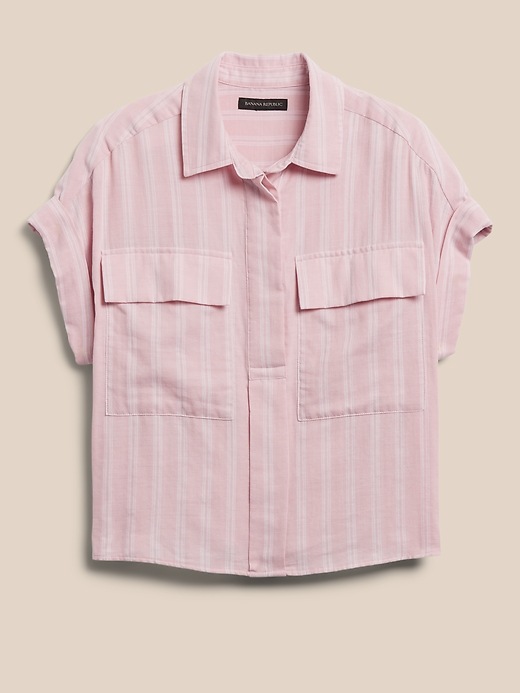 Image number 7 showing, Essential Roll-Cuff Shirt
