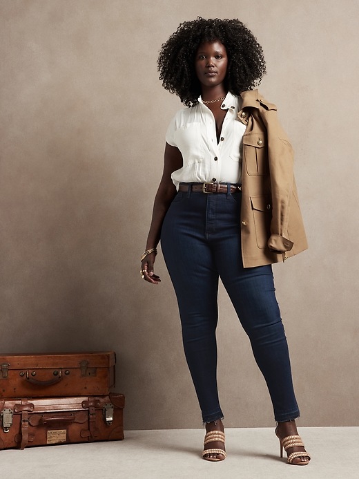 Image number 4 showing, Curvy High + Skinny Jean