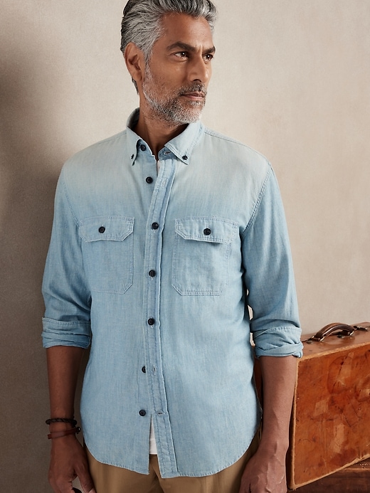 Heritage Denim Expedition Shirt | Banana Republic