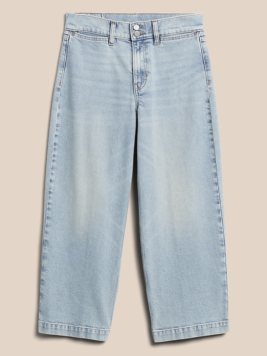 Image number 4 showing, The Wide-Leg Crop Jean