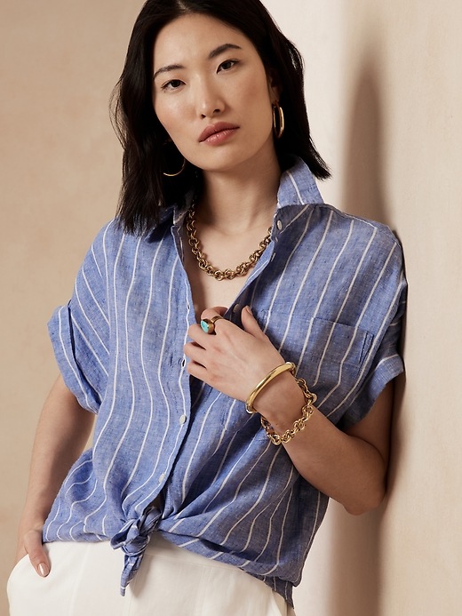 Image number 3 showing, Linen Resort Shirt