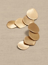 Brass Dot Earrings &#124 Aureus + Argent