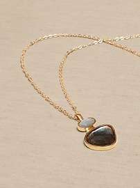 Irsa Gemstone Pendant Necklace &#124 Aureus + Argent