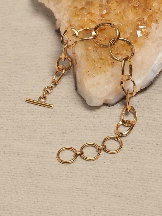 Brass Links Chain Bracelet &#124 Aureus + Argent
