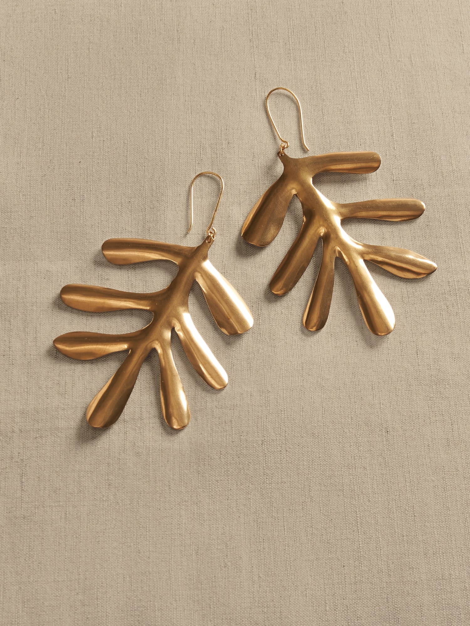 Leaf Statement Earrings &#124 Aureus + Argent