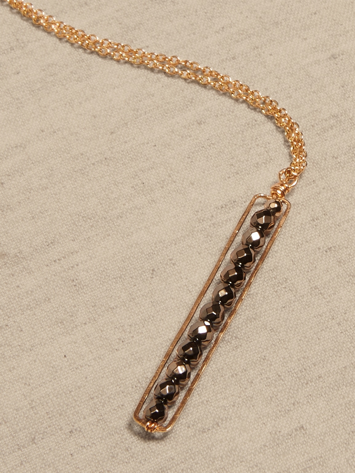 Delicate Peapod Pendant Necklace &#124 Aureus + Argent