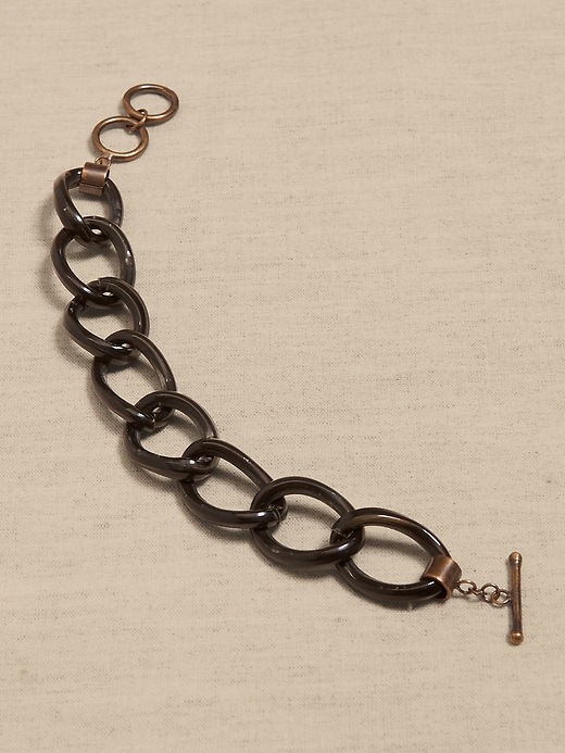 Horn Chain Bracelet &#124 Aureus + Argent