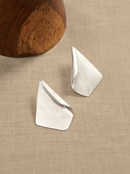Kite Post Earrings Small &#124 Aureus + Argent