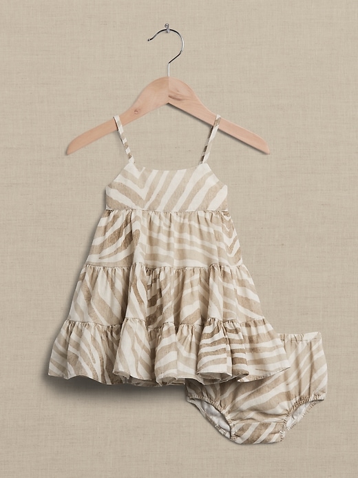 Baby Linen Tiered Dress Banana Republic