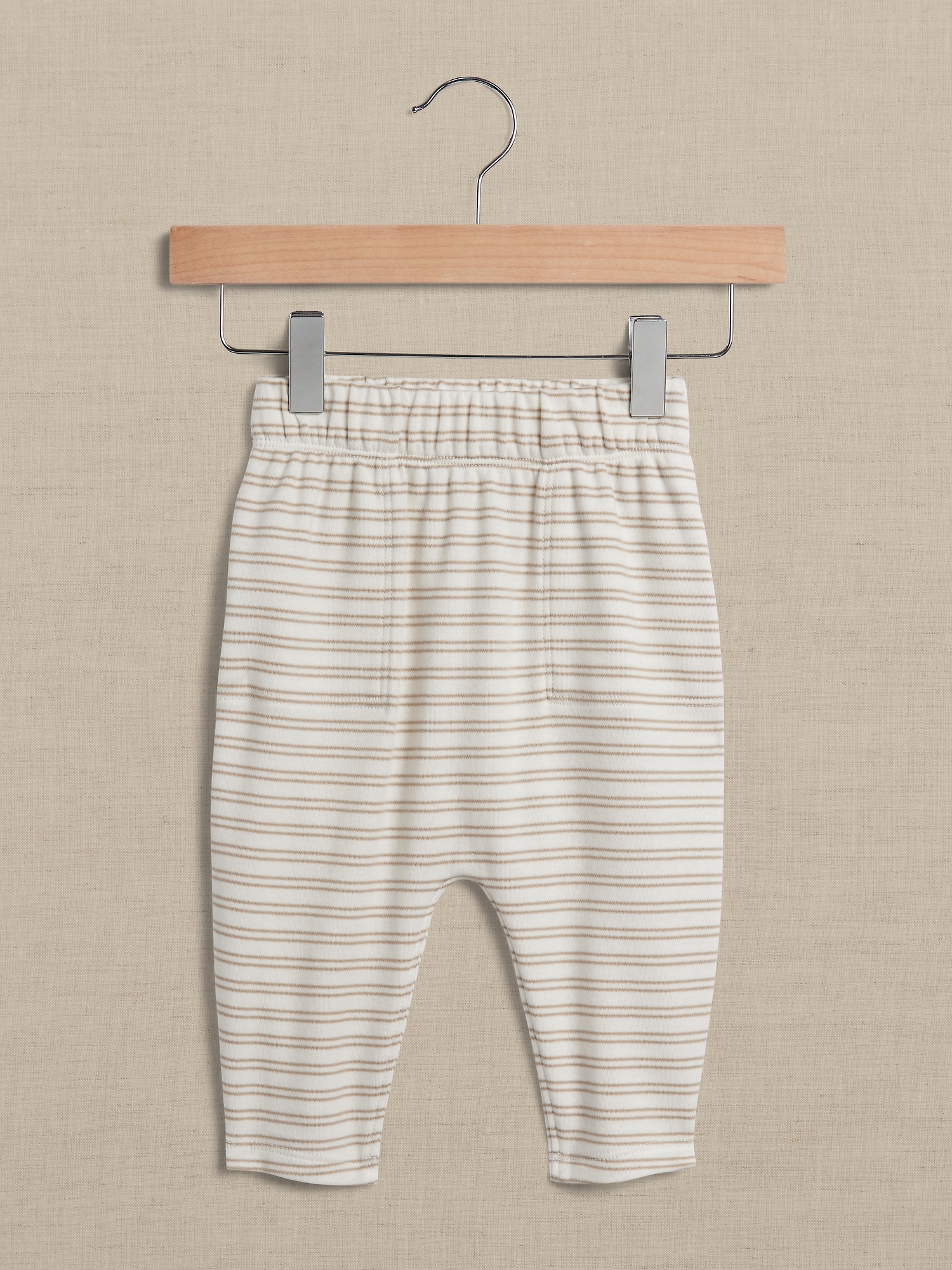 Banana Republic Essential SUPIMA® Pant for Baby + Toddler beige. 1