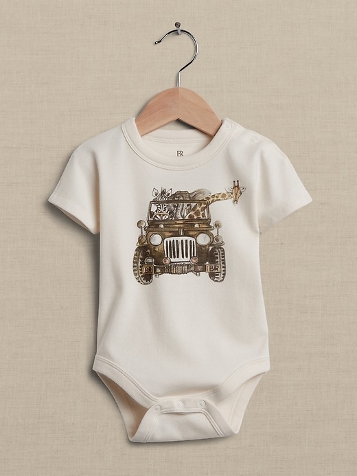 Image number 1 showing, Baby Essential SUPIMA® Short-Sleeve Bodysuit