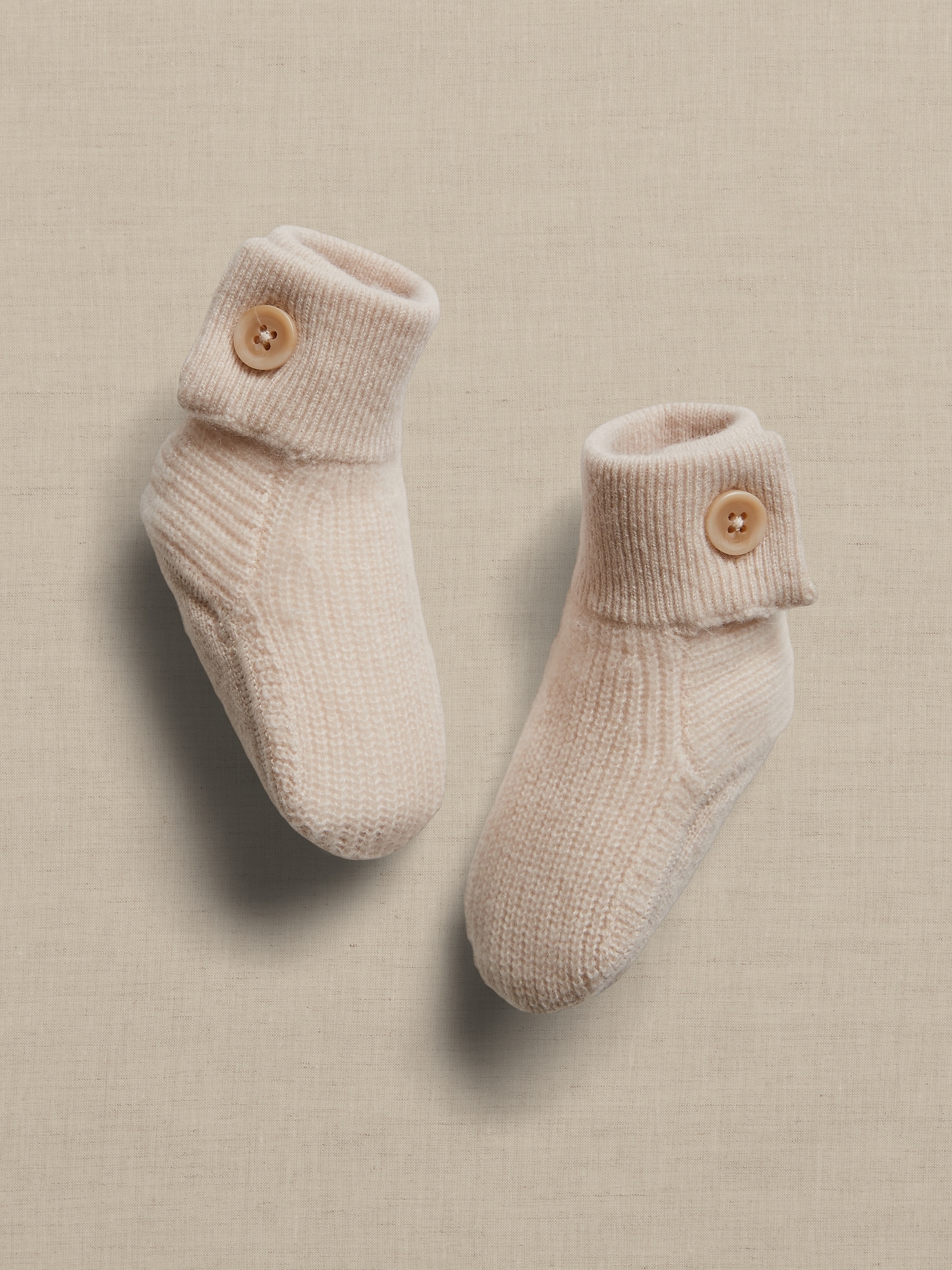 Curio Cashmere Booties for Baby