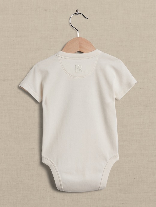 Image number 6 showing, Baby Essential SUPIMA® Short-Sleeve Bodysuit