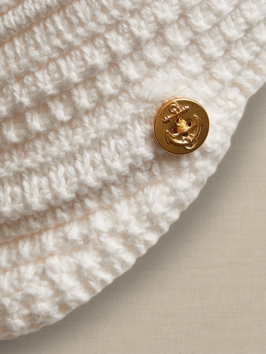 Image number 4 showing, Baby Crochet Sailor Cap