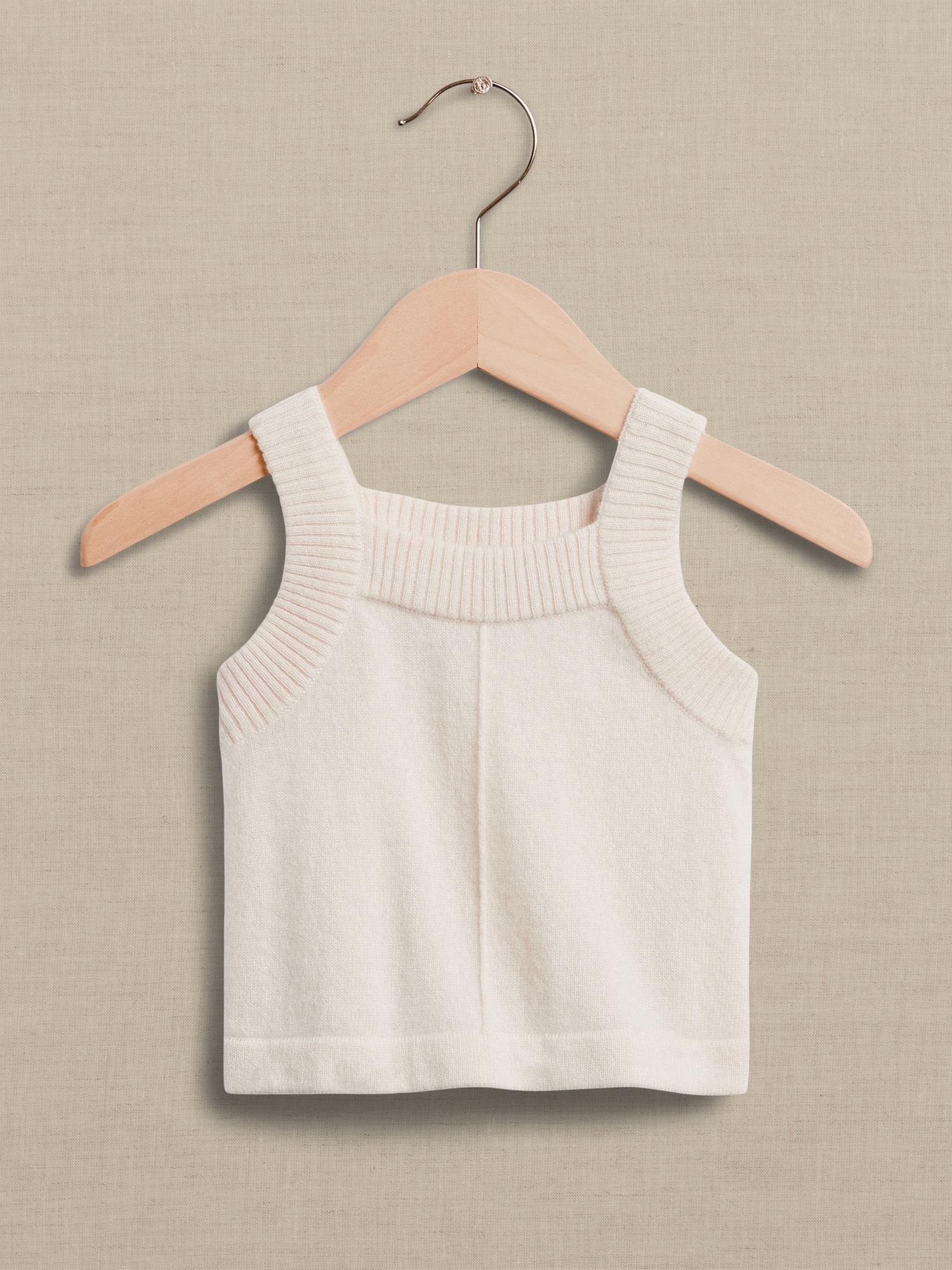 Banana Republic Cashmere Tank for Baby beige. 1