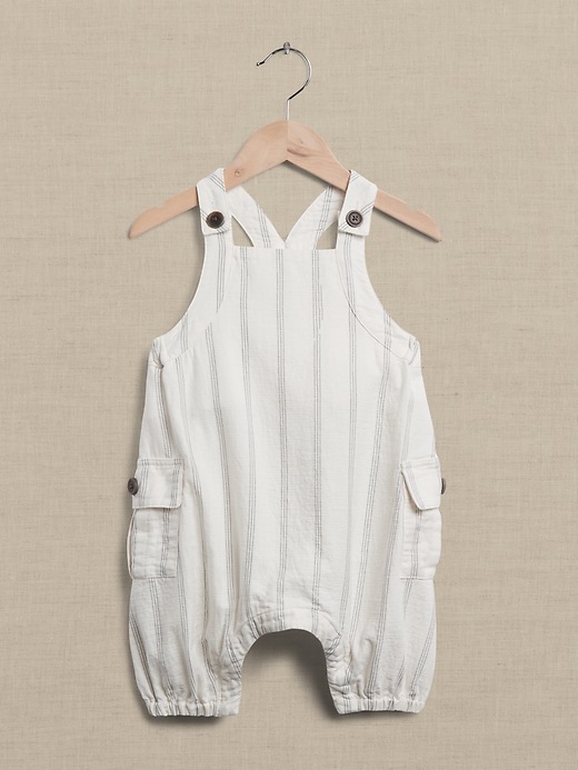 Image number 1 showing, Baby Organic Cotton Bubble Romper