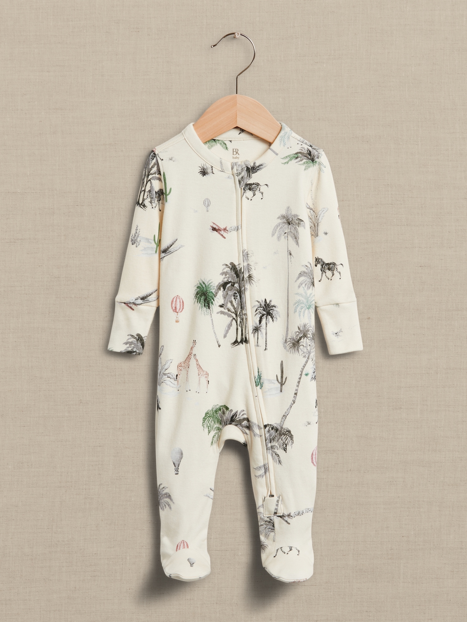 Bananarepublic Essential SUPIMA Footed One-Piece for Baby