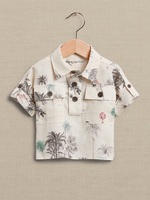 Image number 1 showing, Baby Linen Shirt