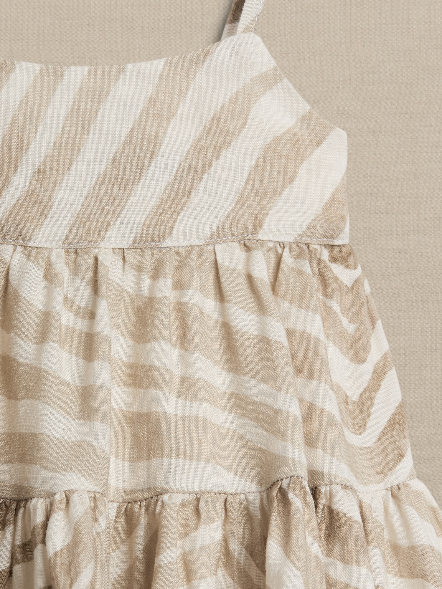 Baby Linen Tiered Dress Banana Republic