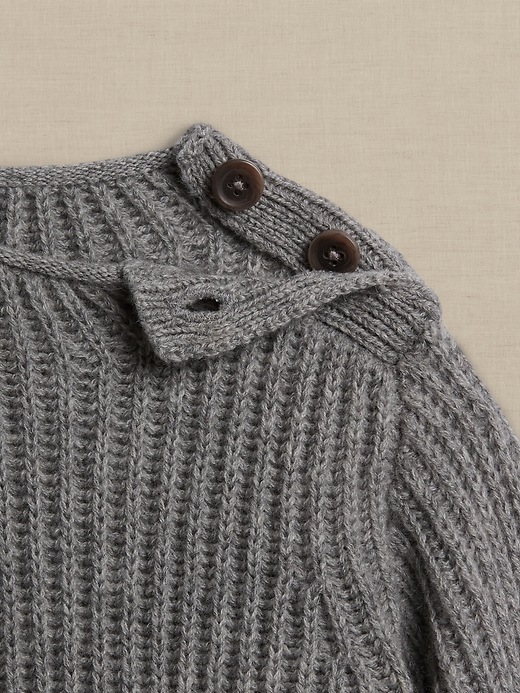 Image number 3 showing, Baby Cashmere Mock-Neck Sweater