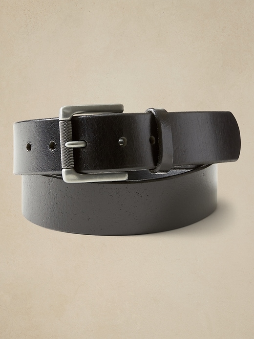 Tumbled Leather Belt Banana Republic