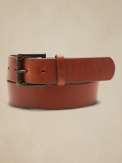 banana republic black leather belt