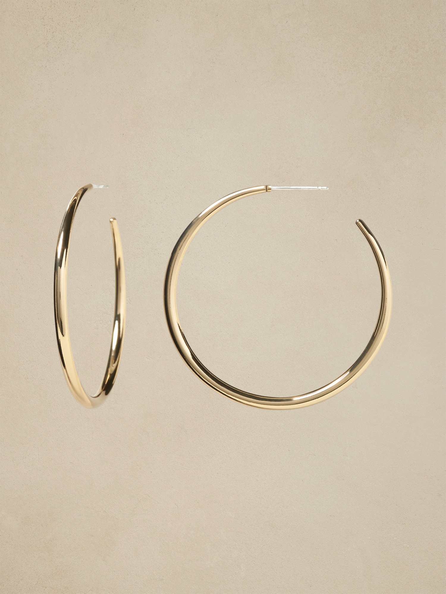 Everyday Hoop Earrings with 10K Gold