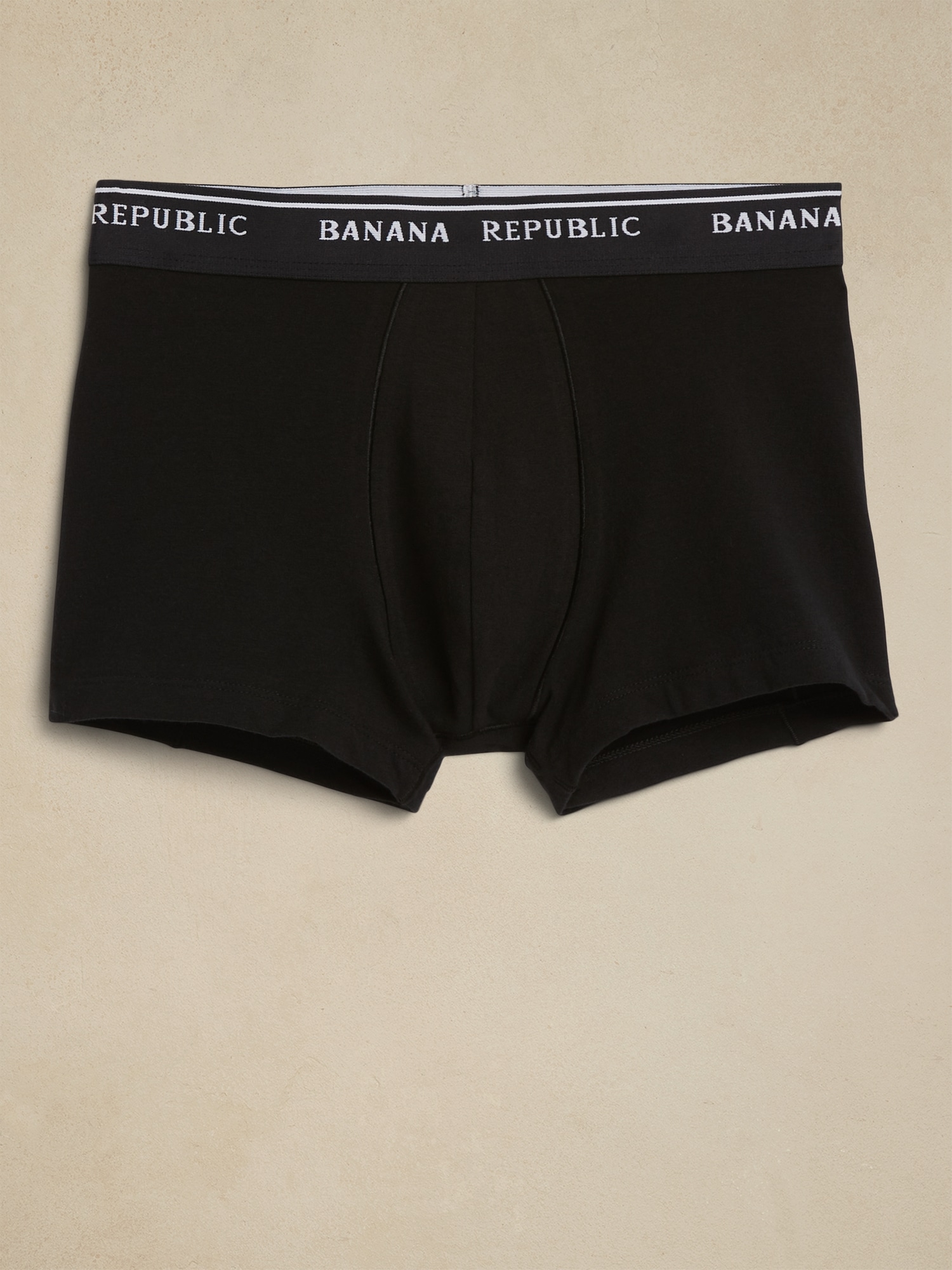 Banana Republic Tech Cotton Sport Trunk black. 1