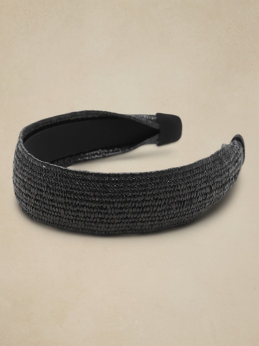 Straw Headband | Banana Republic display picture 2
