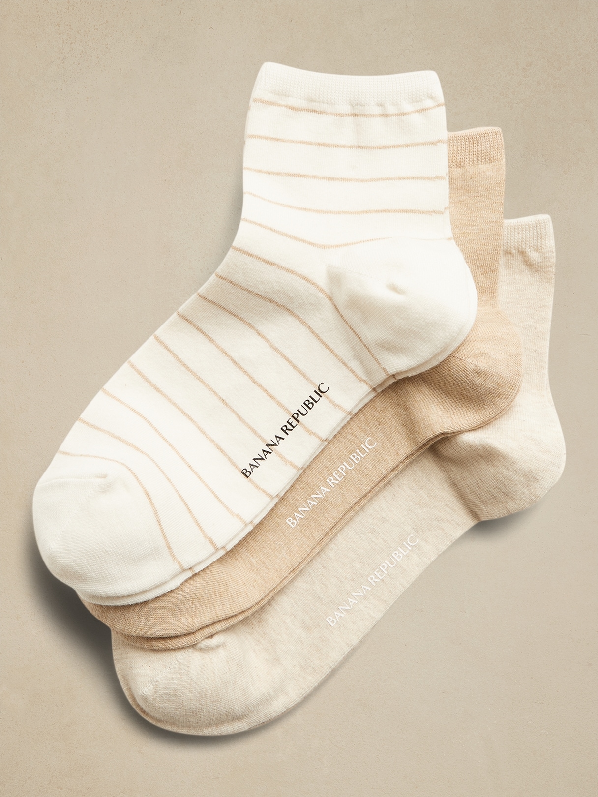 Stripe Ankle Sock 3-Pack