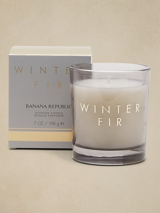 Winter Fir Candle