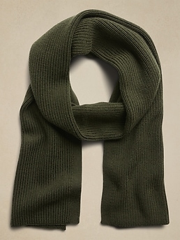 Brzz Sciarpa Grey and Dark Grey - Merino Wool Scarf