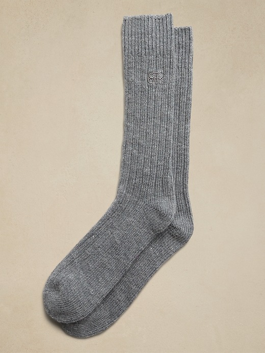 Essential Crew Sock with Cashmere