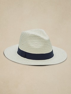Classic Straw Fedora | Banana Republic