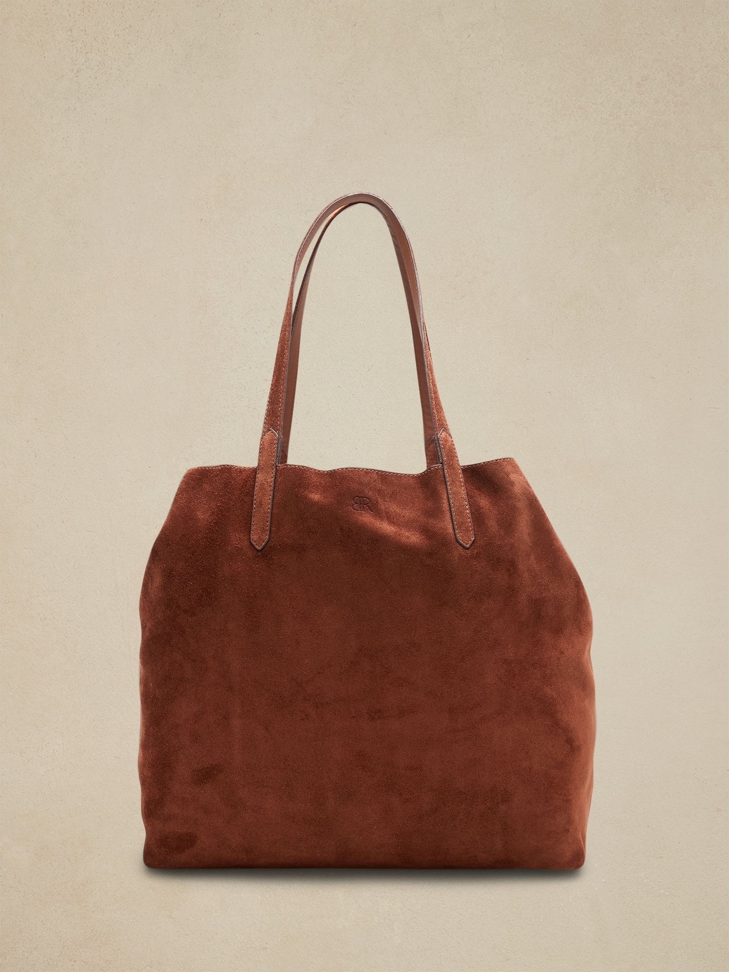East-West Suede Tote