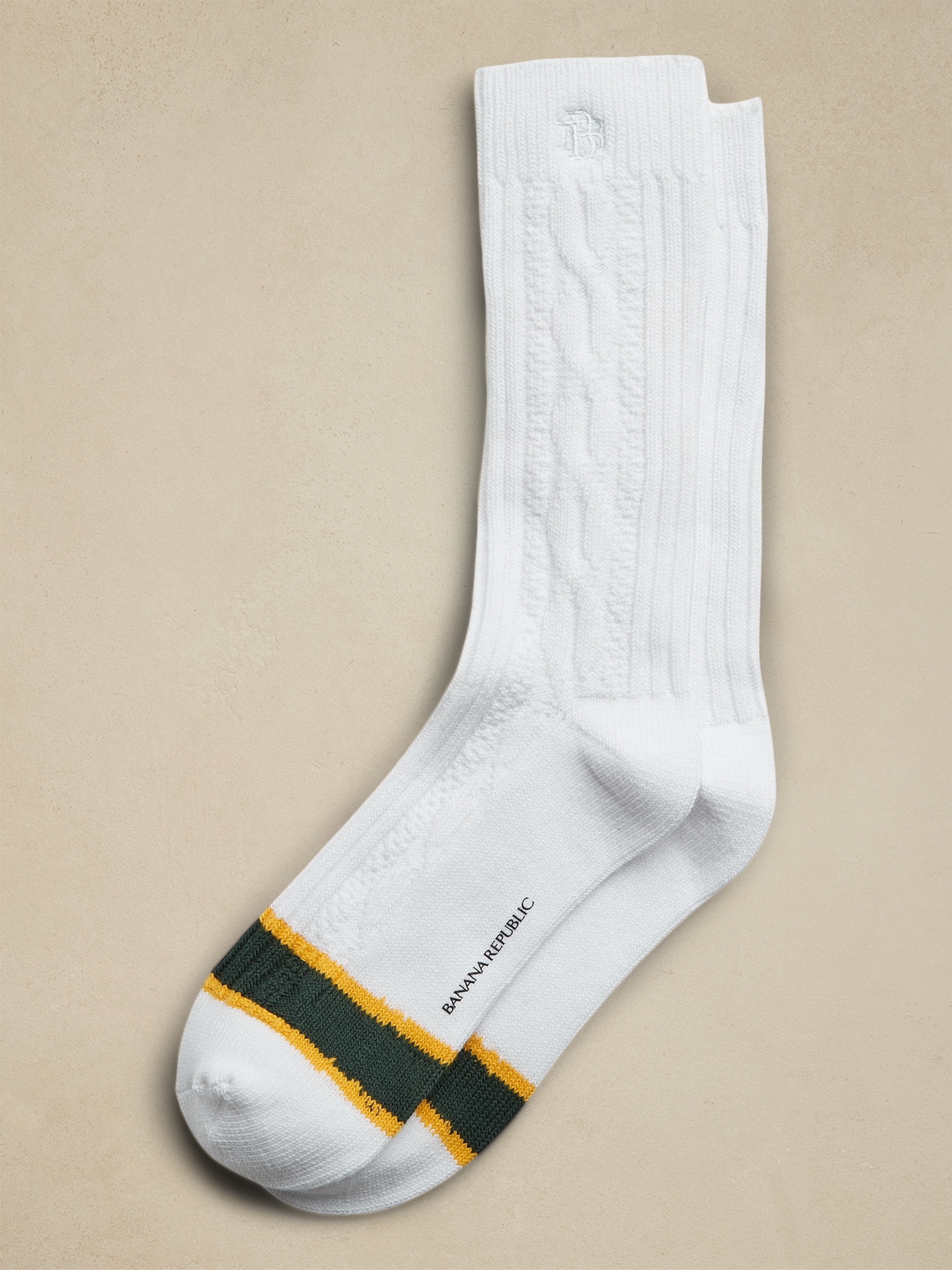 BR ATHLETICS Cable-Knit Sock