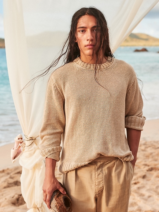 Image number 1 showing, Inland Linen Sweater