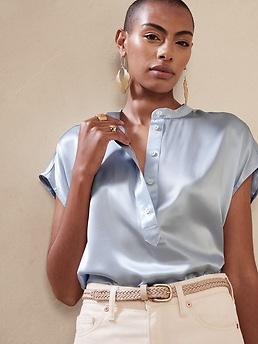 Silk Blouse | Banana Republic