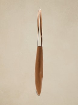 Leather Effortless Tote | Banana Republic